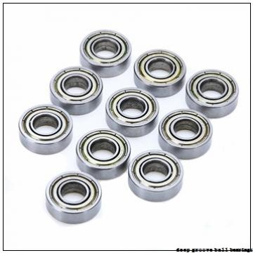 12,7 mm x 28,575 mm x 6,35 mm  Timken S5PPG deep groove ball bearings