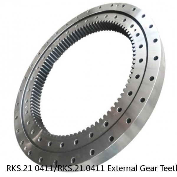 RKS.21 0411/RKS.21.0411 External Gear Teeth Slewing Bearing Size:304x505x56mm