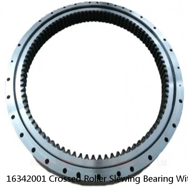 16342001 Crossed Roller Slewing Bearing With External Gear