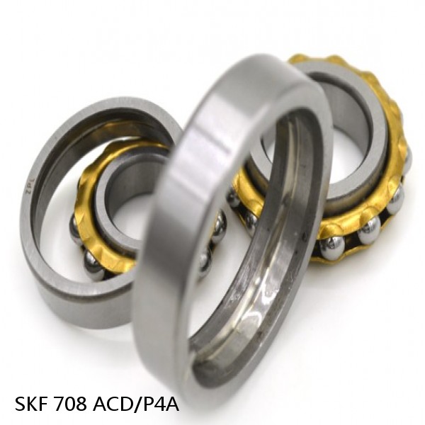 708 ACD/P4A SKF High Speed Angular Contact Ball Bearings #1 small image