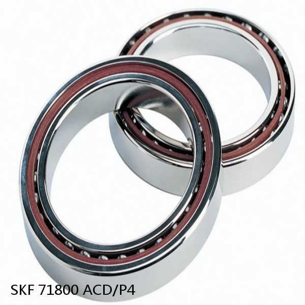 71800 ACD/P4 SKF High Speed Angular Contact Ball Bearings #1 small image