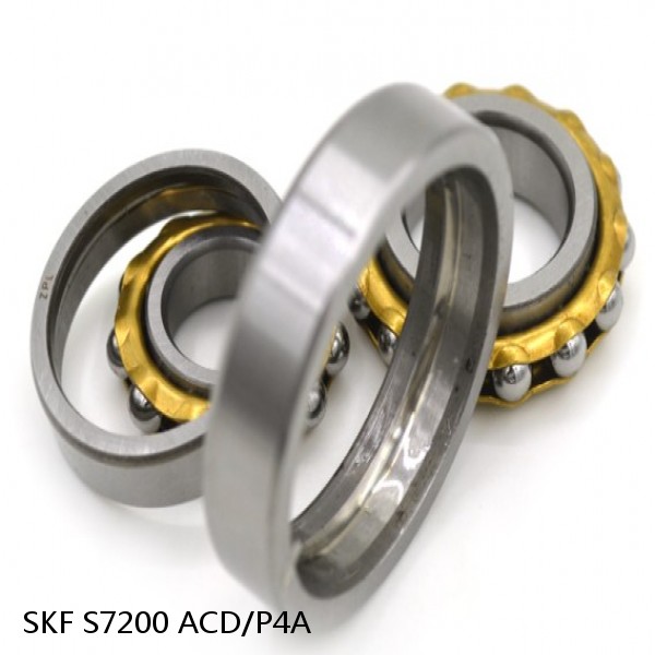 S7200 ACD/P4A SKF High Speed Angular Contact Ball Bearings