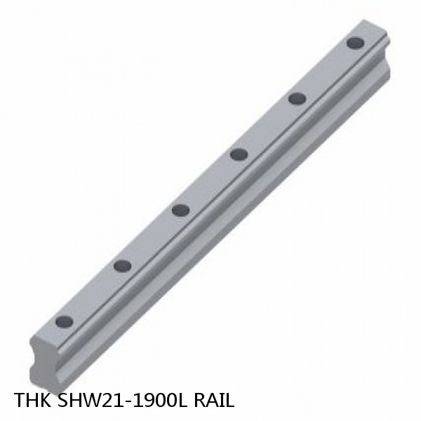 SHW21-1900L RAIL THK Linear Bearing,Linear Motion Guides,Wide, Low Gravity Center Caged Ball LM Guide (SHW),Wide Rail (SHW) #1 small image