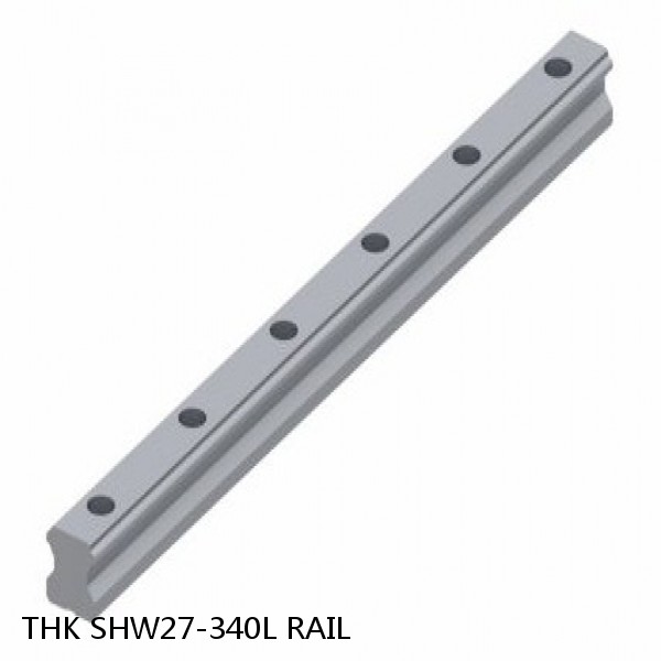 SHW27-340L RAIL THK Linear Bearing,Linear Motion Guides,Wide, Low Gravity Center Caged Ball LM Guide (SHW),Wide Rail (SHW) #1 small image