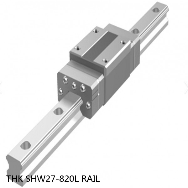 SHW27-820L RAIL THK Linear Bearing,Linear Motion Guides,Wide, Low Gravity Center Caged Ball LM Guide (SHW),Wide Rail (SHW) #1 small image