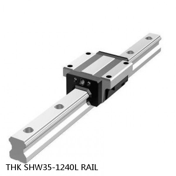SHW35-1240L RAIL THK Linear Bearing,Linear Motion Guides,Wide, Low Gravity Center Caged Ball LM Guide (SHW),Wide Rail (SHW) #1 small image