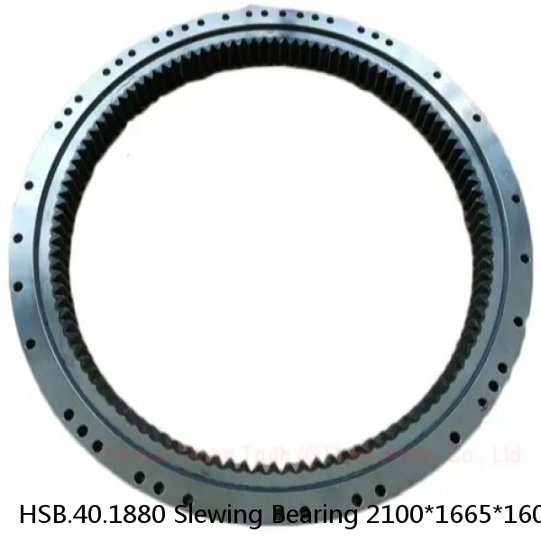 HSB.40.1880 Slewing Bearing 2100*1665*160 Mm #1 small image