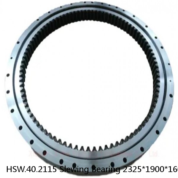 HSW.40.2115 Slewing Bearing 2325*1900*160 Mm