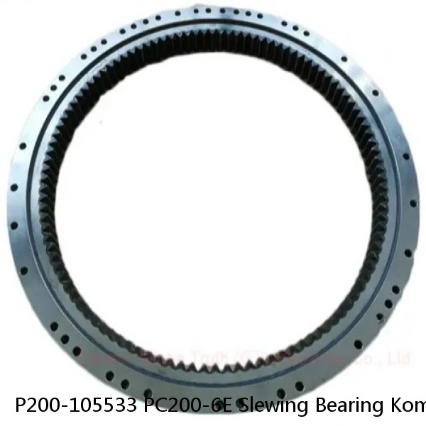 P200-105533 PC200-6E Slewing Bearing Komatsu Excavators #1 small image
