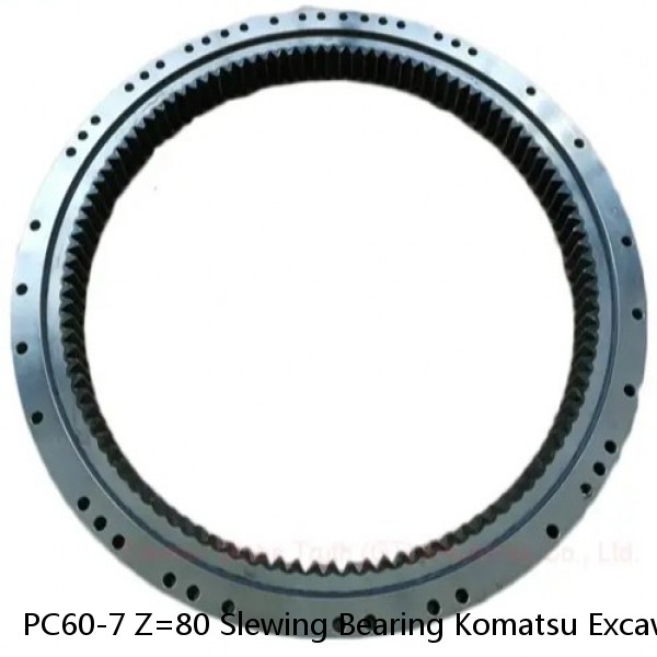 PC60-7 Z=80 Slewing Bearing Komatsu Excavators #1 small image