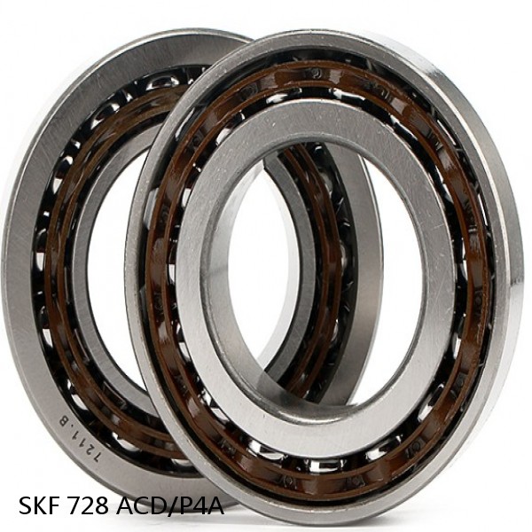 728 ACD/P4A SKF High Speed Angular Contact Ball Bearings #1 image