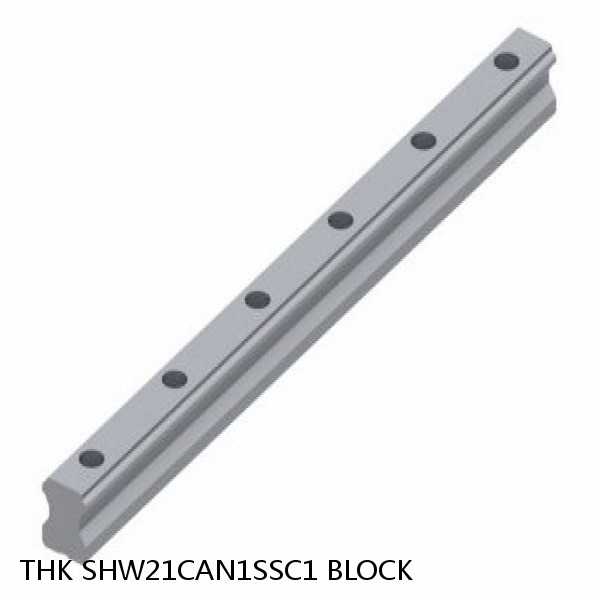 SHW21CAN1SSC1 BLOCK THK Linear Bearing,Linear Motion Guides,Wide, Low Gravity Center Caged Ball LM Guide (SHW),SHW-CA Block #1 image
