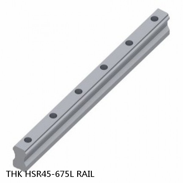 HSR45-675L RAIL THK Linear Bearing,Linear Motion Guides,Global Standard LM Guide (HSR),Standard Rail (HSR) #1 image