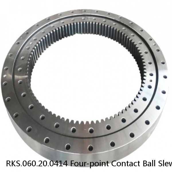 RKS.060.20.0414 Four-point Contact Ball Slewing Bearing #1 image