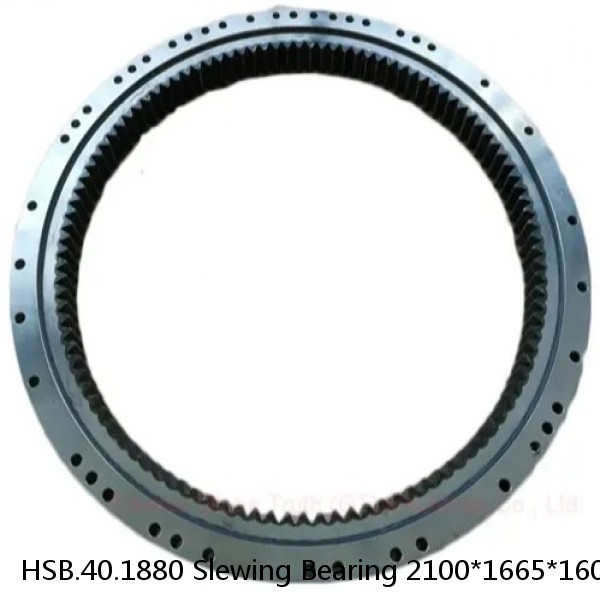 HSB.40.1880 Slewing Bearing 2100*1665*160 Mm #1 image