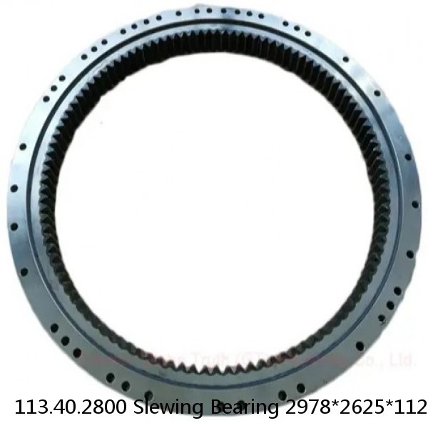 113.40.2800 Slewing Bearing 2978*2625*112 Mm With Inner Gear #1 image