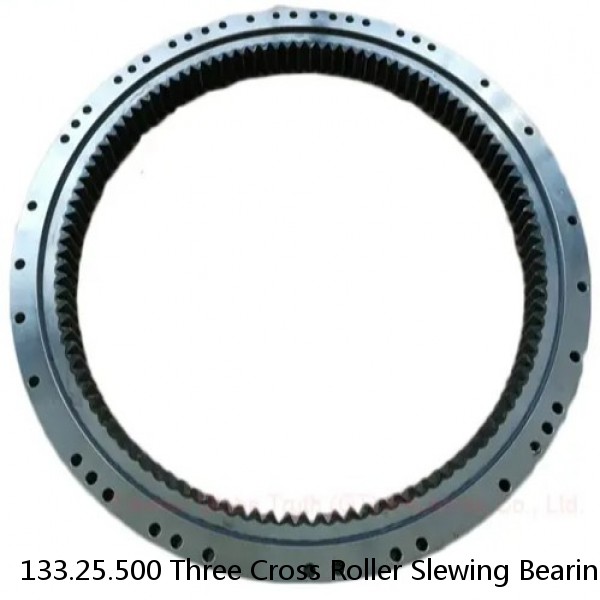 133.25.500 Three Cross Roller Slewing Bearing With Inner Gear #1 image