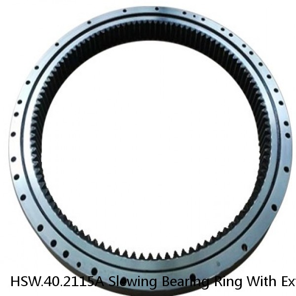 HSW.40.2115A Slewing Bearing Ring With External Gear #1 image