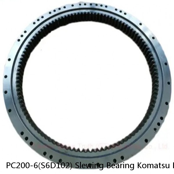 PC200-6(S6D102) Slewing Bearing Komatsu Excavators #1 image